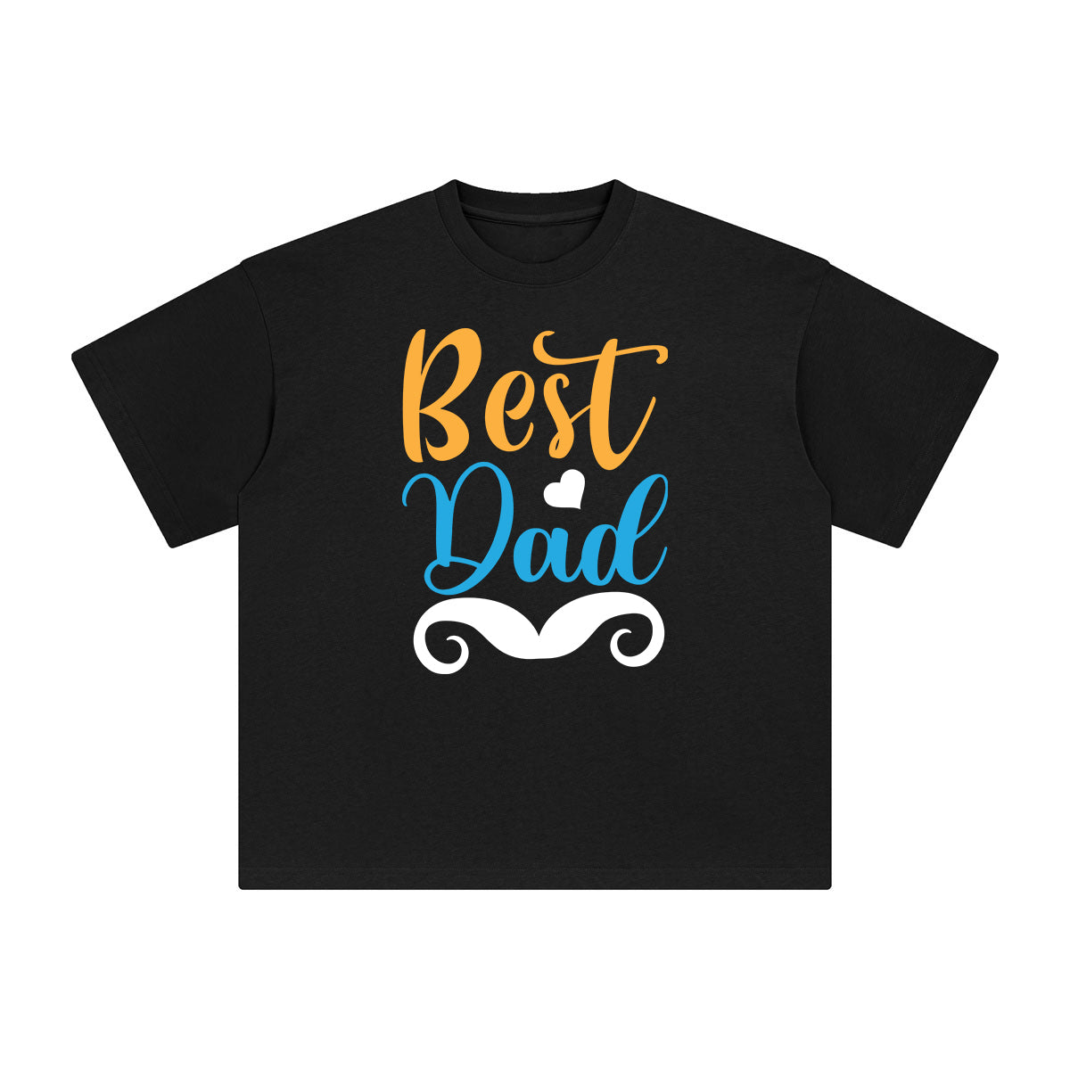 Best Dad Aesthetic Graphic Tee-INNBLAC Fashion Apparel