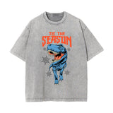 Tis the Season Graphic Washed Tee-INNBLAC Fashion Apparel