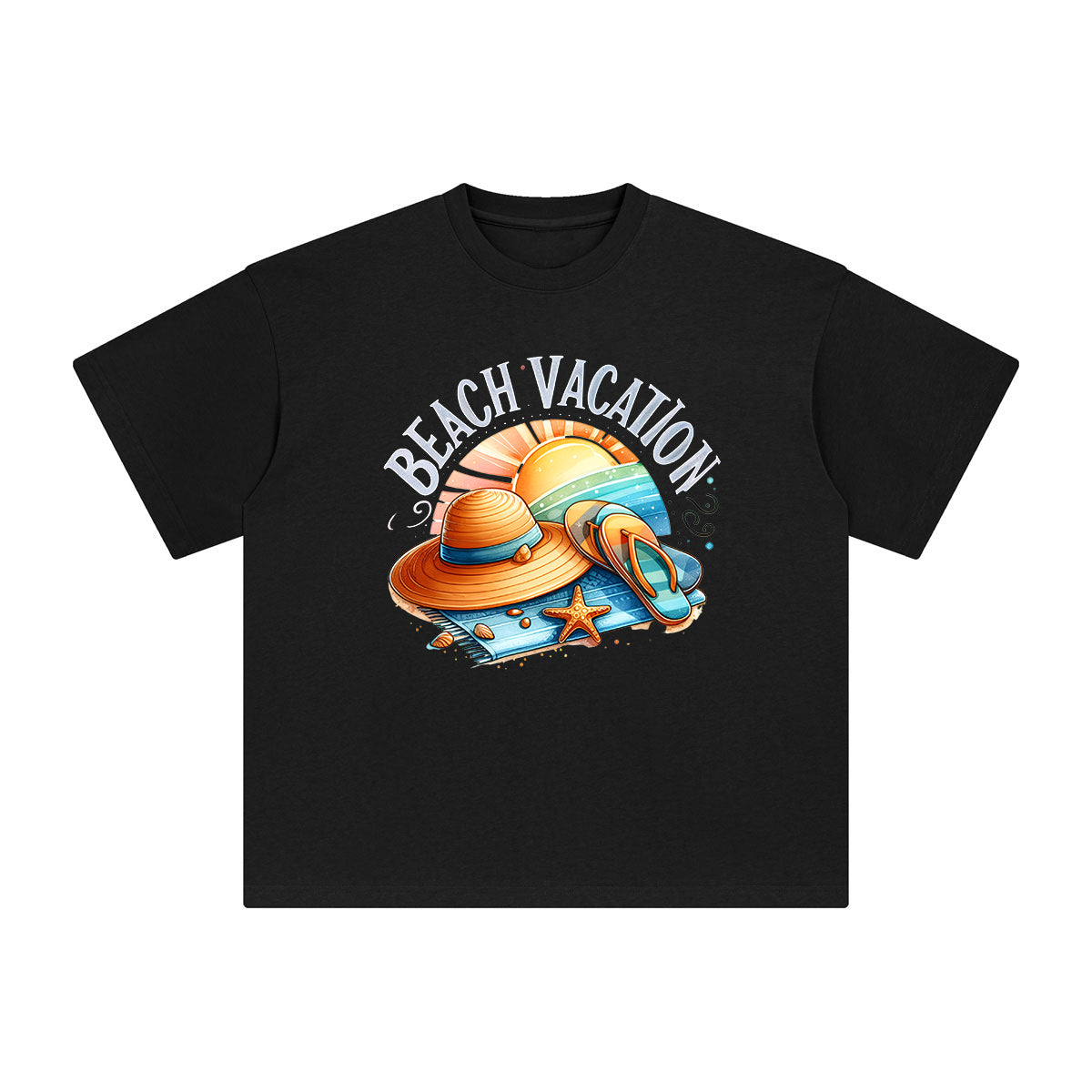 Beach Vacation Graphic Tee-INNBLAC Fashion Apparel