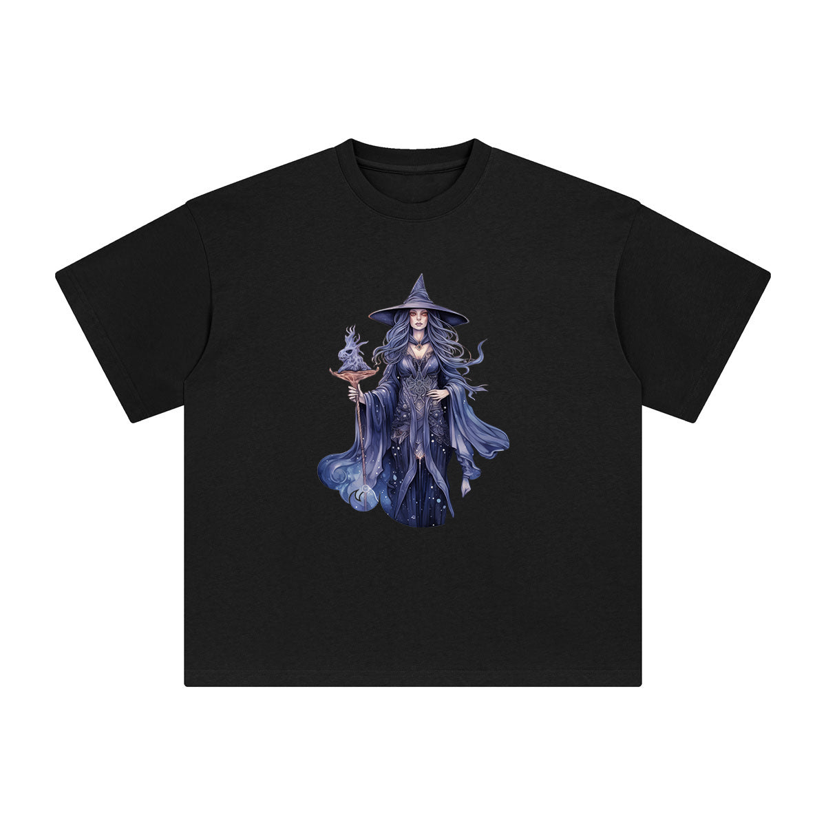 Cosmic Witch Graphic Tee-INNBLAC Fashion Apparel