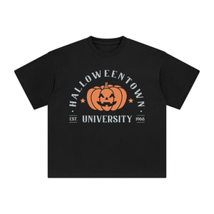 Halloween Town University Graphic Tee-INNBLAC Fashion Apparel