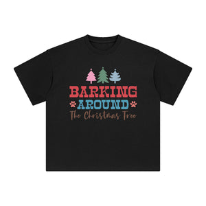 Barking Around The Christmas Tree Graphic Tee-INNBLAC Fashion Apparel