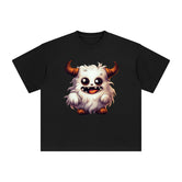 Funny Boo Cow Graphic Tee-INNBLAC Fashion Apparel