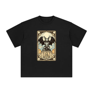 Bat Tarot Card Graphic Tee-INNBLAC Fashion Apparel