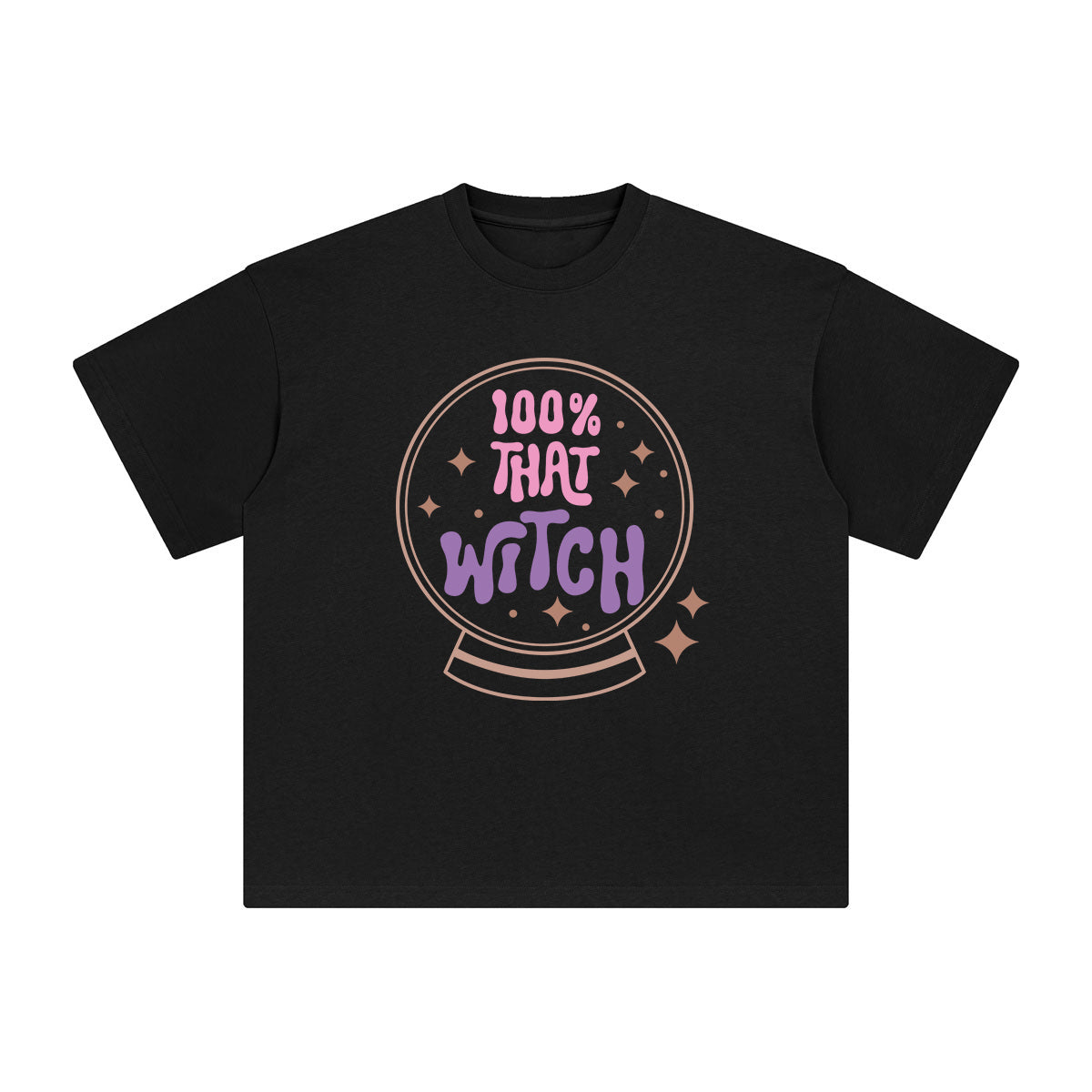 100% That Witch Graphic Tee-INNBLAC Fashion Apparel