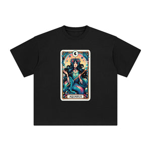 Aquarius Zodiac Graphic Tee-INNBLAC Fashion Apparel