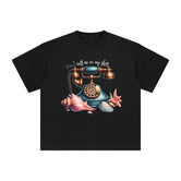 Call Me On My Shell Graphic Tee-INNBLAC Fashion Apparel