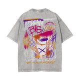 Graffiti Aesthetic Graphic Heavyweight Tee-INNBLAC Fashion Apparel