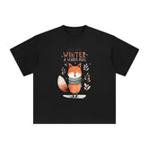 Winter Fox Graphic Tee-INNBLAC Fashion Apparel