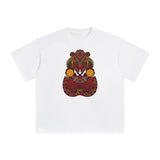 Chinese Face Painting Graphic Tee-INNBLAC Fashion Apparel