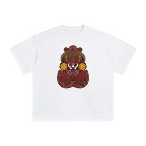 Chinese Face Painting Graphic Tee-INNBLAC Fashion Apparel