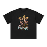 As Free As The Ocean Graphic Tee-INNBLAC Fashion Apparel