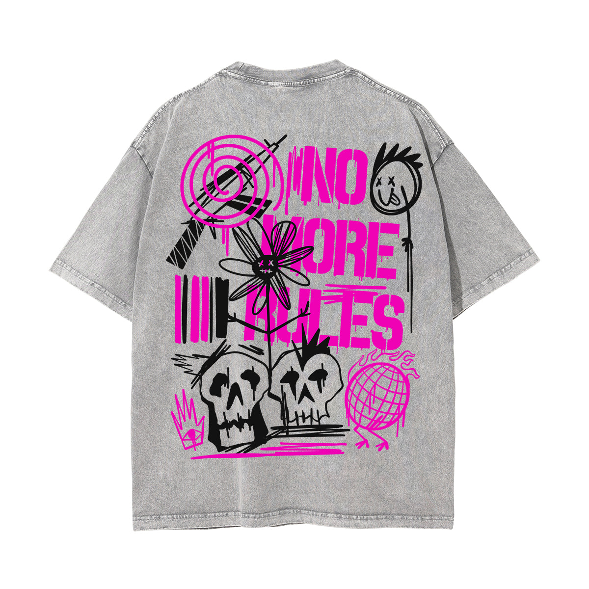 Graffiti Urban Quote Graphic Tee-INNBLAC Fashion Apparel