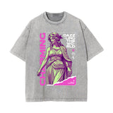 Charming Greek Statue Streetwear Graphic Tee-INNBLAC Fashion Apparel