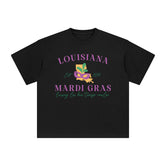 Louisiana Mardi Gras Graphic Tee-INNBLAC Fashion Apparel