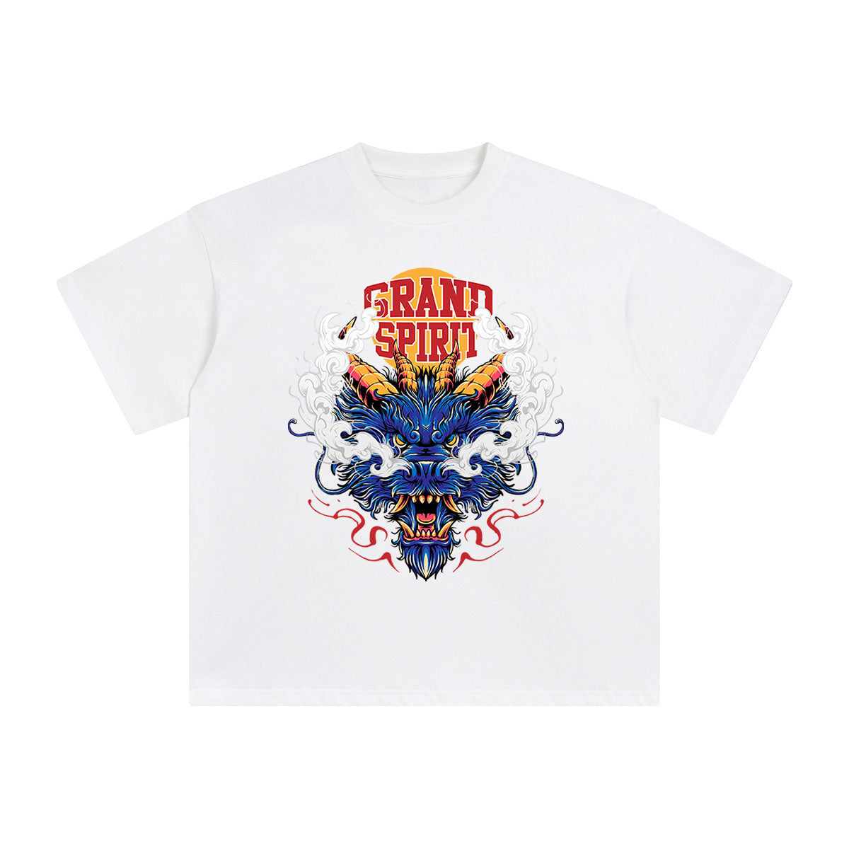 Grand Spirit Dragon Graphic Tee-INNBLAC Fashion Apparel