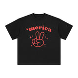 America Graphic Tee-INNBLAC Fashion Apparel