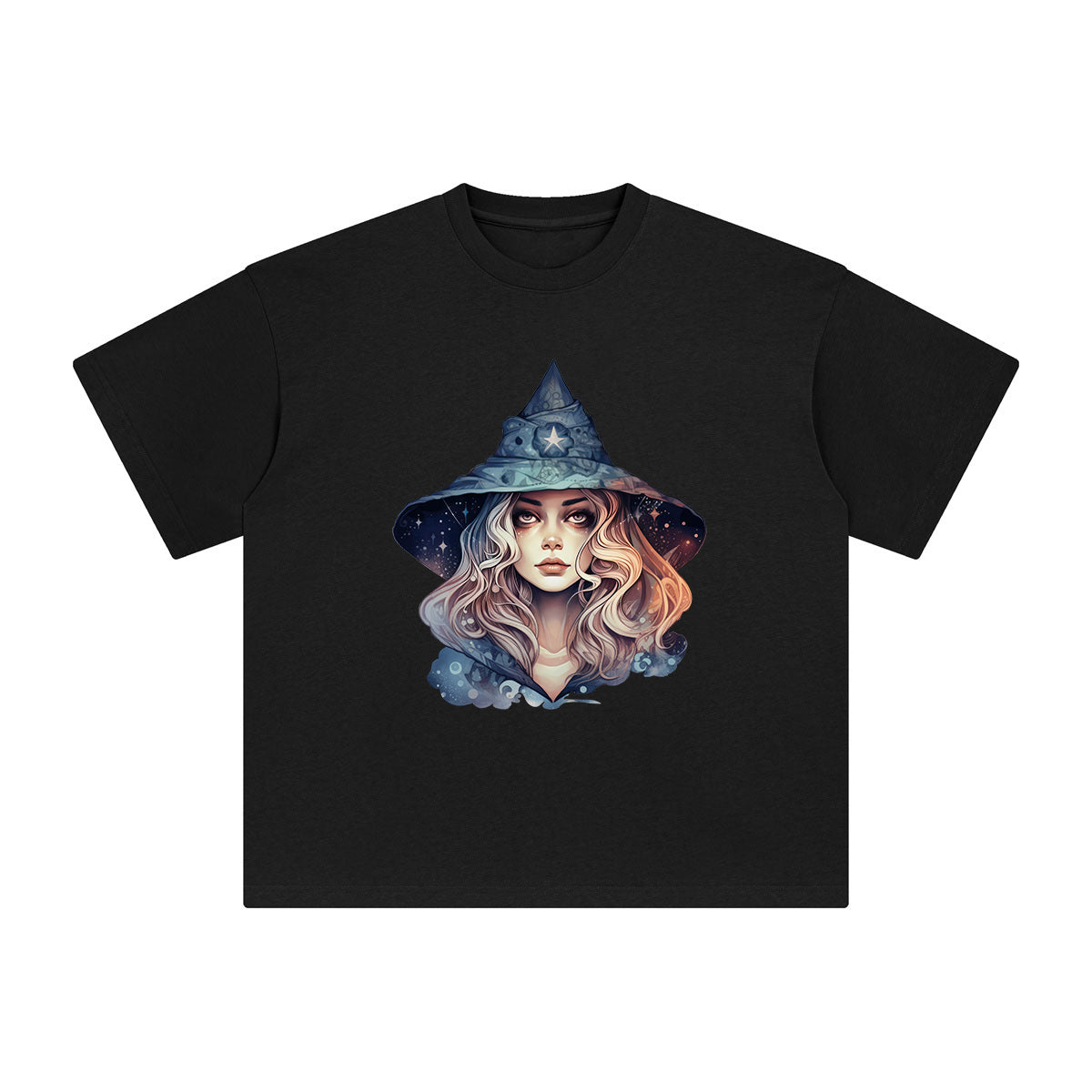 Cosmic Witch Graphic Tee-INNBLAC Fashion Apparel