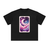 Glowing Moon Graphic Tee-INNBLAC Fashion Apparel