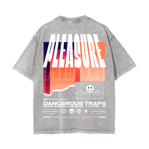 Pleasure Urban Streetwear Graphic Tee-INNBLAC Fashion Apparel