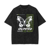 Butterfly Streetwear Graphic Tee-INNBLAC Fashion Apparel