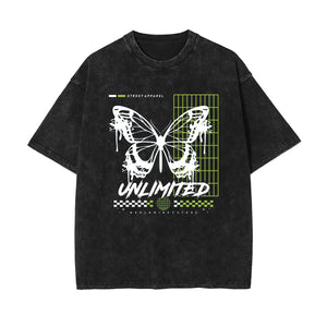 Butterfly Streetwear Graphic Tee-INNBLAC Fashion Apparel