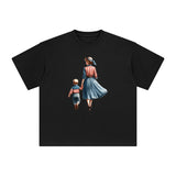 American Mom & Baby Boy Graphic Tee-INNBLAC Fashion Apparel