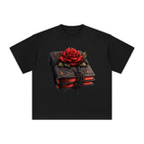 Book & Rose Graphic Tee-INNBLAC Fashion Apparel