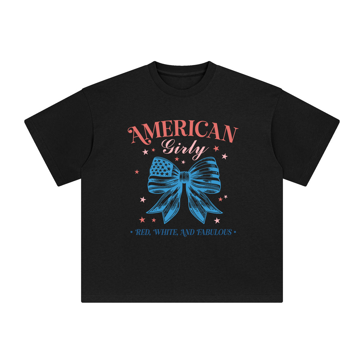 American Girly Graphic Tee-INNBLAC Fashion Apparel