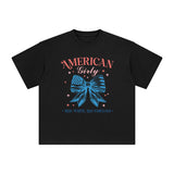 American Girly Graphic Tee-INNBLAC Fashion Apparel