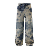 Pixel Art Baggy Jeans-INNBLAC Fashion Apparel