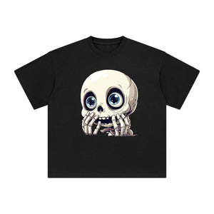 Cute Skeleton Graphic Tee-INNBLAC Fashion Apparel