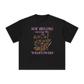 Vintage Wildflowers Graphic Tee-INNBLAC Fashion Apparel