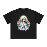 Mother Mary Graphic Tee-INNBLAC Fashion Apparel