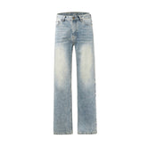 Washed Blue Bootcut Jeans-INNBLAC Fashion Apparel