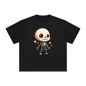 Cute Skeleton Graphic Tee-INNBLAC Fashion Apparel