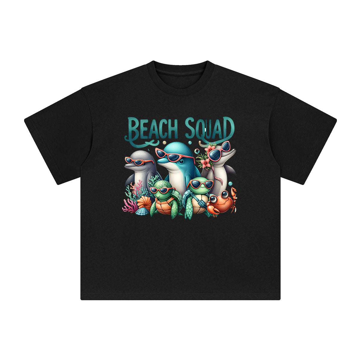 Beach Squad Graphic Tee-INNBLAC Fashion Apparel