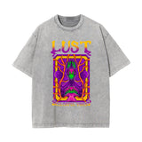 Lust Colorful Vibes Graphic Tee-INNBLAC Fashion Apparel