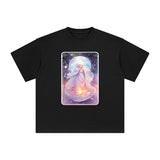 Baby Ghost Card Graphic Tee-INNBLAC Fashion Apparel