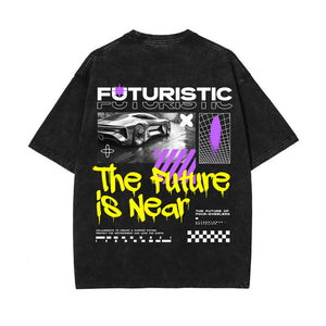 Futuristic Urban Graphic Tee-INNBLAC Fashion Apparel