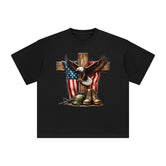 Memorial Day Cross Graphic Tee-INNBLAC Fashion Apparel