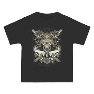 Samurai Retro Graphic T Shirt-INNBLAC Fashion Apparel