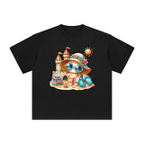 Beach Vacation Comic Graphic Tee-INNBLAC Fashion Apparel