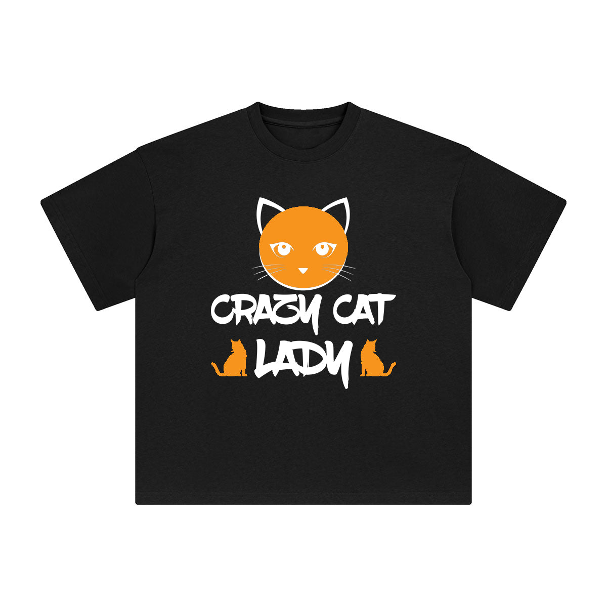 Crazy Cat Lady Graphic Tee-INNBLAC Fashion Apparel