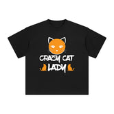 Crazy Cat Lady Graphic Tee-INNBLAC Fashion Apparel