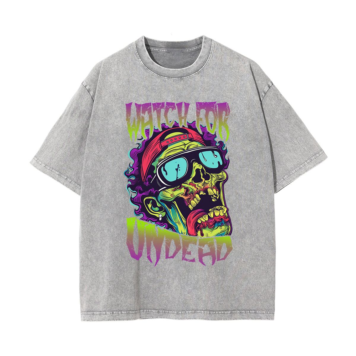 Watch For Undead Graphic Tee-INNBLAC Fashion Apparel