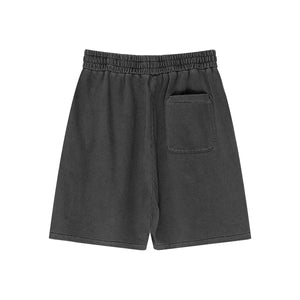 Washed Loose Fit Short Pants-INNBLAC Fashion Apparel