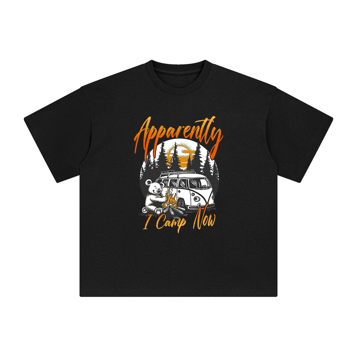 Apparentlyl Camp Now Graphic Tee-INNBLAC Fashion Apparel