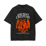 Ancient Creature Streetwear Graphic Tee-INNBLAC Fashion Apparel