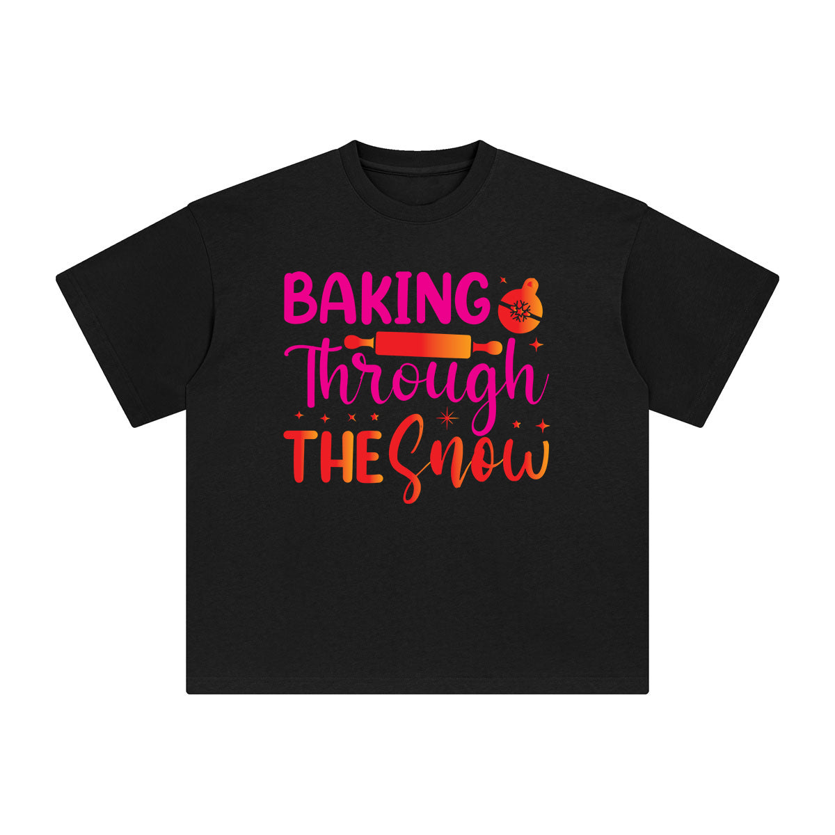 Baking Through The Snow Graphic Tee-INNBLAC Fashion Apparel